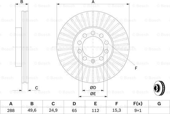 BOSCH 0 986 479 939 - Jarrulevy inparts.fi