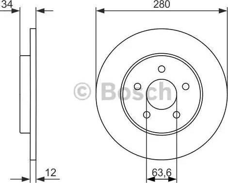 BOSCH 0 986 479 934 - Jarrulevy inparts.fi