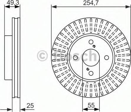 BOSCH 0 986 479 936 - Jarrulevy inparts.fi