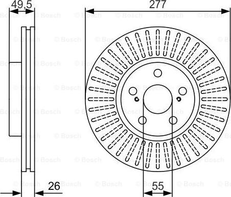 BOSCH 0 986 479 979 - Jarrulevy inparts.fi