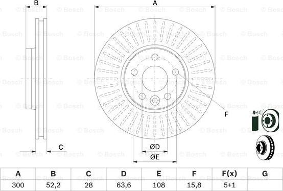 BOSCH 0 986 479 974 - Jarrulevy inparts.fi