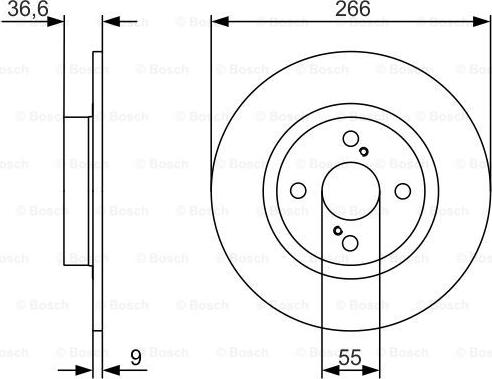 BOSCH 0 986 479 977 - Jarrulevy inparts.fi