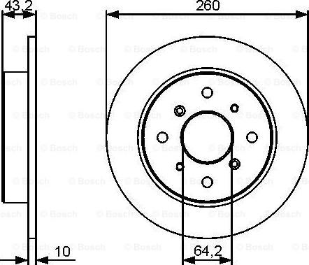 BOSCH 0 986 479 447 - Jarrulevy inparts.fi