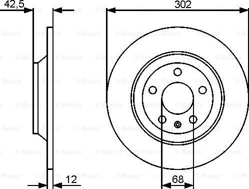 BOSCH 0 986 479 458 - Jarrulevy inparts.fi