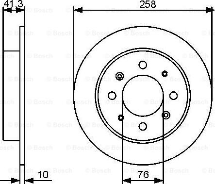 BOSCH 0 986 479 462 - Jarrulevy inparts.fi