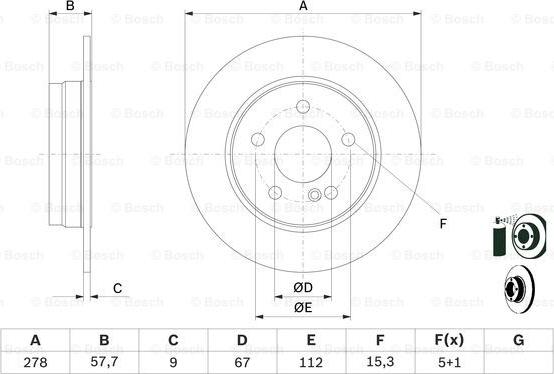 BOSCH 0 986 479 409 - Jarrulevy inparts.fi