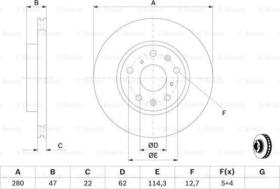 BOSCH 0 986 479 403 - Jarrulevy inparts.fi