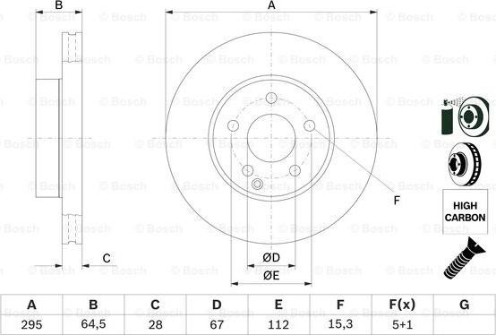 BOSCH 0 986 479 407 - Jarrulevy inparts.fi