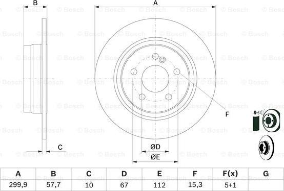 BOSCH 0 986 479 410 - Jarrulevy inparts.fi