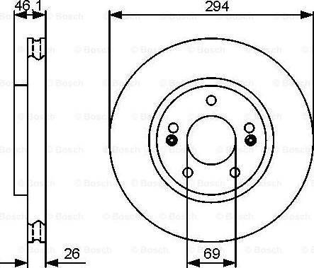 BOSCH 0 986 479 434 - Jarrulevy inparts.fi