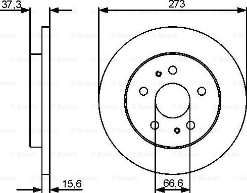 BOSCH 0 986 479 432 - Jarrulevy inparts.fi