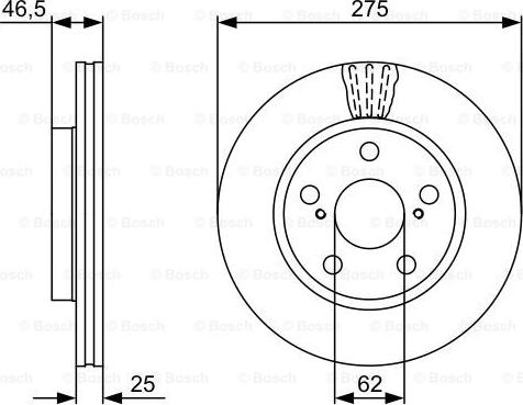 BOSCH 0 986 479 428 - Jarrulevy inparts.fi