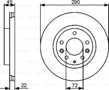 BOSCH 0 986 479 474 - Jarrulevy inparts.fi