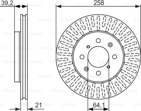 BOSCH 0 986 479 594 - Jarrulevy inparts.fi