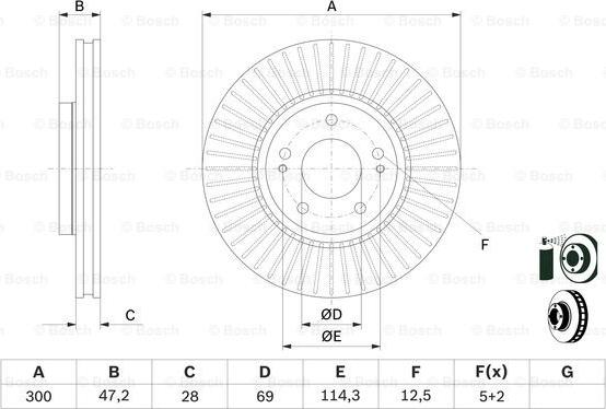 BOSCH 0 986 479 C51 - Jarrulevy inparts.fi