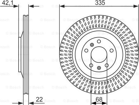 BOSCH 0 986 479 591 - Jarrulevy inparts.fi