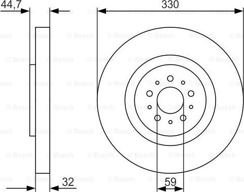 BOSCH 0 986 479 593 - Jarrulevy inparts.fi