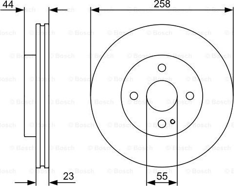 BOSCH 0 986 479 541 - Jarrulevy inparts.fi