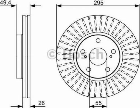 BOSCH 0 986 479 561 - Jarrulevy inparts.fi