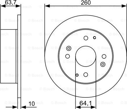 BOSCH 0 986 479 504 - Jarrulevy inparts.fi