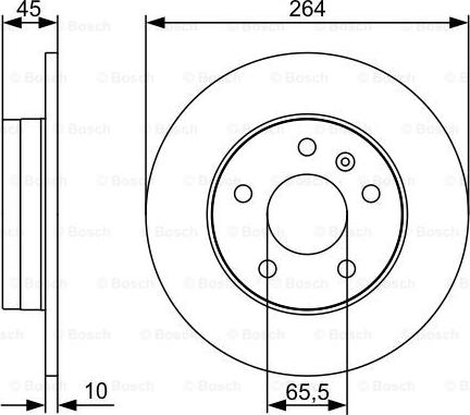 BOSCH 0 986 479 516 - Jarrulevy inparts.fi