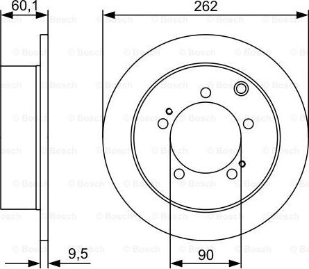 BOSCH 0 986 479 512 - Jarrulevy inparts.fi