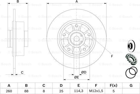 BOSCH 0 986 479 575 - Jarrulevy inparts.fi