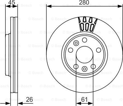 BOSCH 0 986 479 576 - Jarrulevy inparts.fi