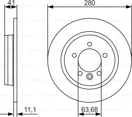 BOSCH 0 986 479 691 - Jarrulevy inparts.fi