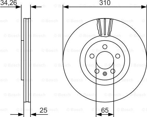 BOSCH 0 986 479 642 - Jarrulevy inparts.fi