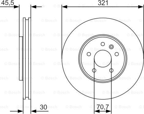 BOSCH 0 986 479 667 - Jarrulevy inparts.fi