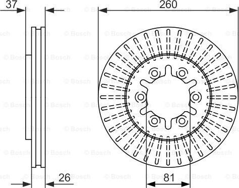 BOSCH 0 986 479 605 - Jarrulevy inparts.fi