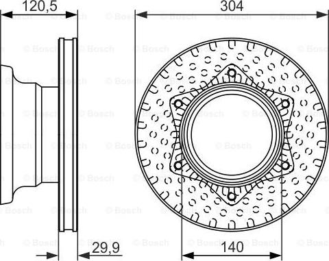 BOSCH 0 986 479 601 - Jarrulevy inparts.fi