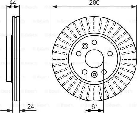 BOSCH 0 986 479 611 - Jarrulevy inparts.fi