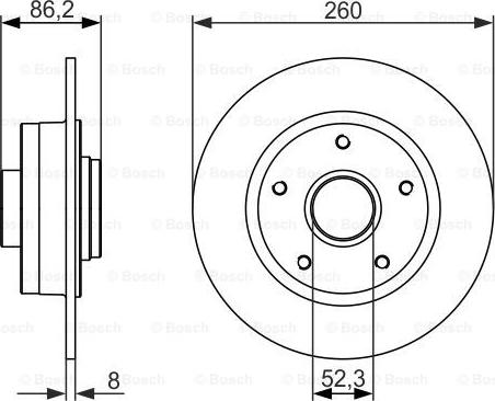 BOSCH 0 986 479 684 - Jarrulevy inparts.fi