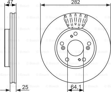 BOSCH 0 986 479 686 - Jarrulevy inparts.fi