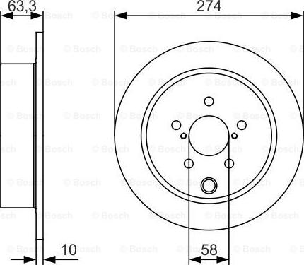 BOSCH 0 986 479 634 - Jarrulevy inparts.fi