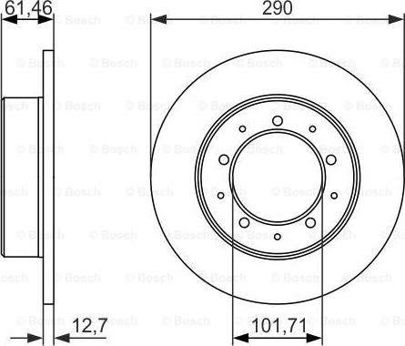 BOSCH 0 986 479 631 - Jarrulevy inparts.fi