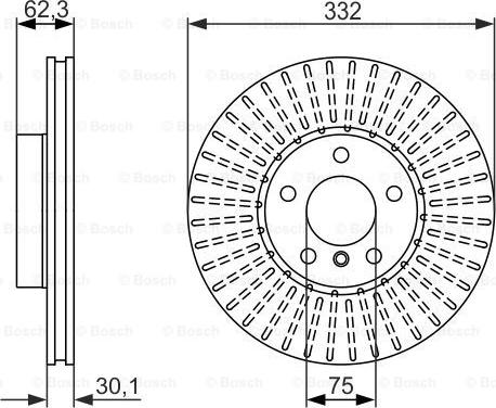 BOSCH 0 986 479 624 - Jarrulevy inparts.fi