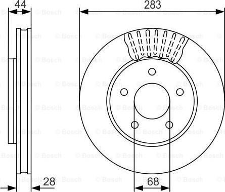 BOSCH 0 986 479 091 - Jarrulevy inparts.fi