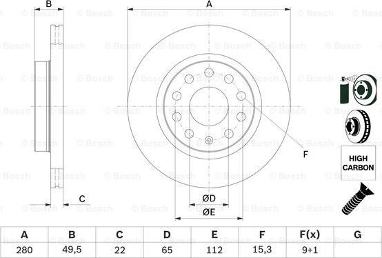 BOSCH 0 986 479 098 - Jarrulevy inparts.fi