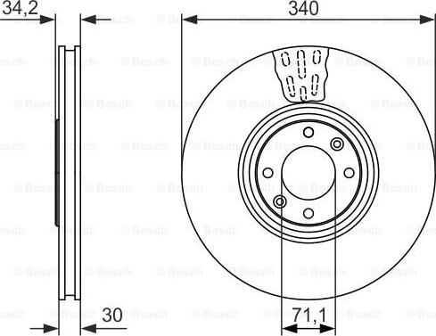 BOSCH 0 986 479 093 - Jarrulevy inparts.fi