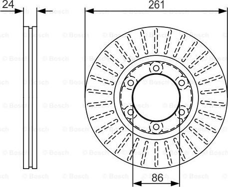 BOSCH 0 986 479 053 - Jarrulevy inparts.fi