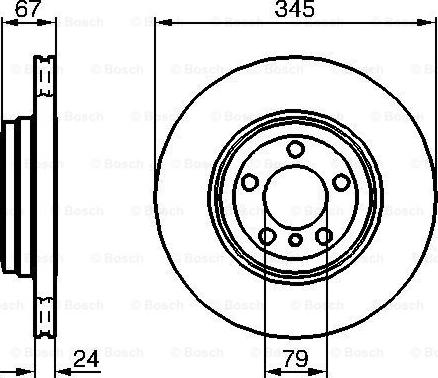 BOSCH 0 986 479 005 - Jarrulevy inparts.fi