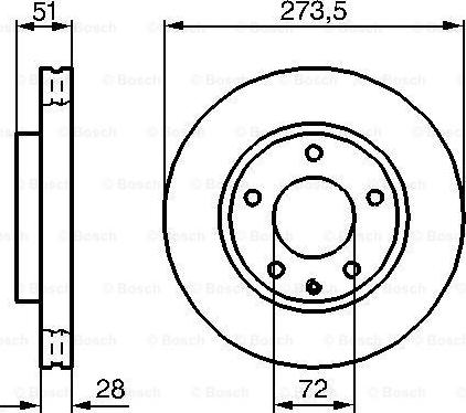 BOSCH 0 986 479 016 - Jarrulevy inparts.fi