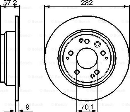 BOSCH 0 986 479 017 - Jarrulevy inparts.fi