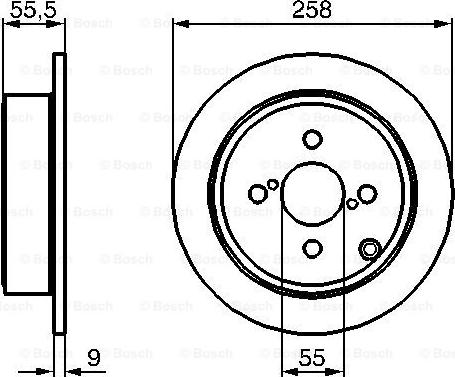 BOSCH 0 986 479 086 - Jarrulevy inparts.fi