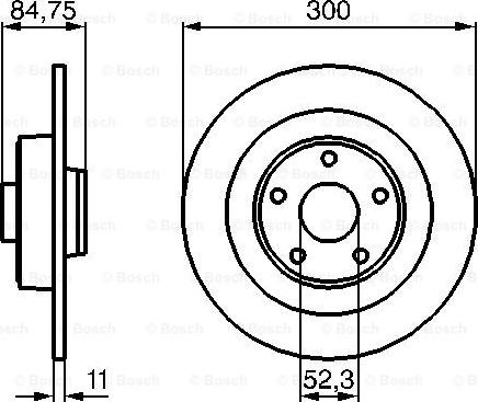 BOSCH 0 986 479 083 - Jarrulevy inparts.fi