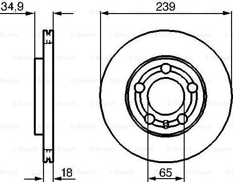 BOSCH 0 986 479 036 - Jarrulevy inparts.fi