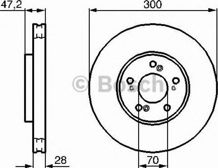 BOSCH 0 986 479 032 - Jarrulevy inparts.fi